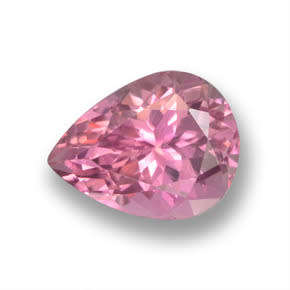 SPECTACULAR 100% NATURAL TOURMALINE PEAR SHAPE 1.16CT VIVID PINK!!