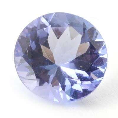 0.52ct MAGNIFICENT A+ BLUISH / VIOLET TANZANITE ROUND SHAPE