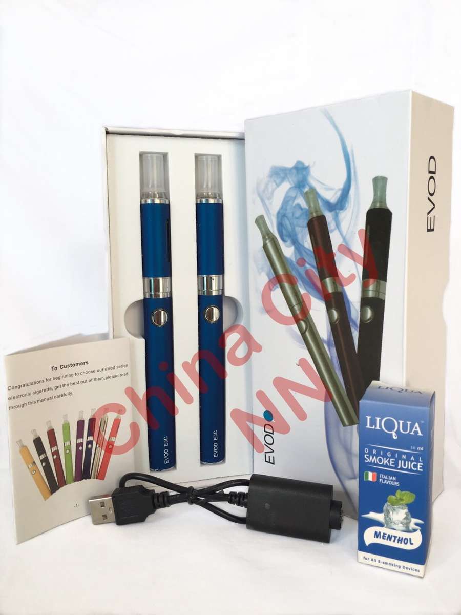 Electronic Cigarette (Vape) Dual EVOD Pack Set + Charger