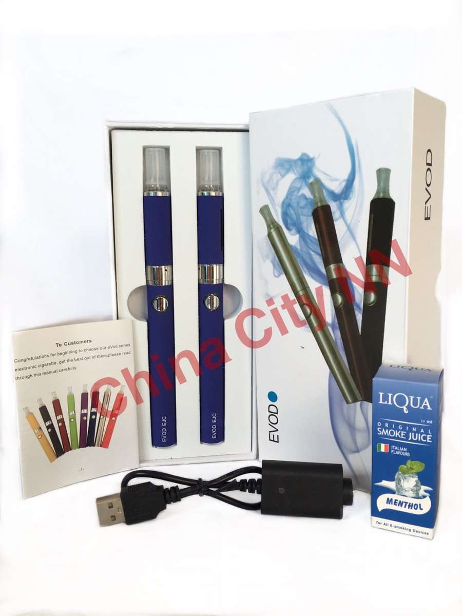 Electronic Cigarette (Vape) Dual EVOD Pack Set + Charger