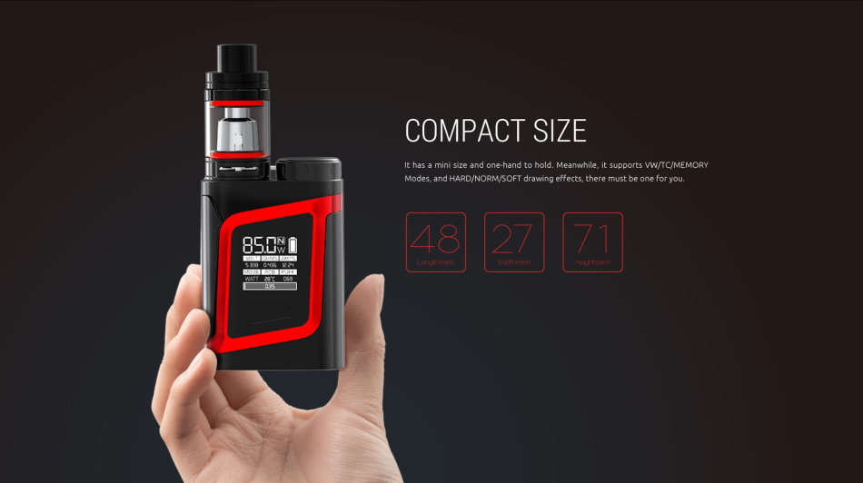 SMOK AL85 Alien Baby 85W TC Starter Kit/ Vaporizer / Vape