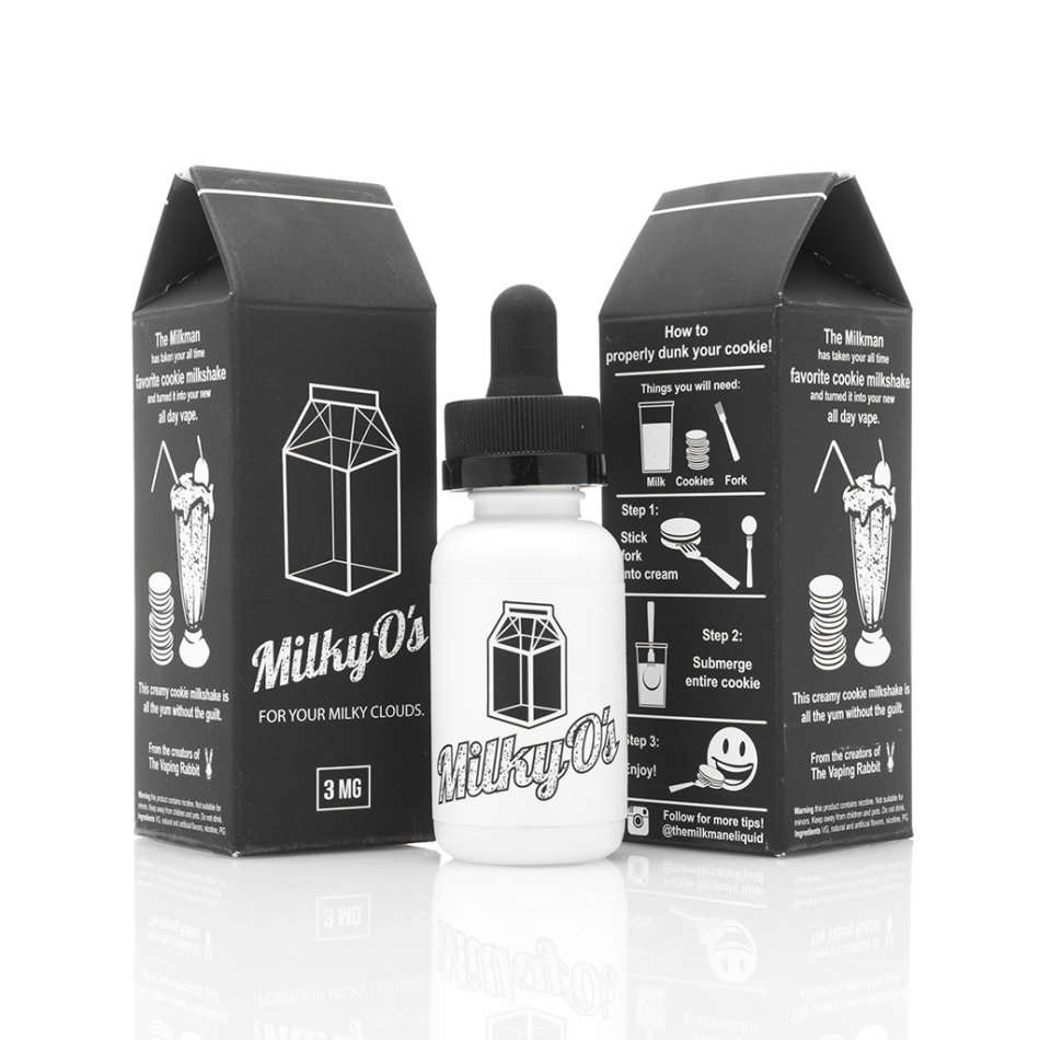 MILKY O'S E-LIQUID BY THE MILKMAN Vape Juice/Smoke Juice 30ml 0mg 3mg