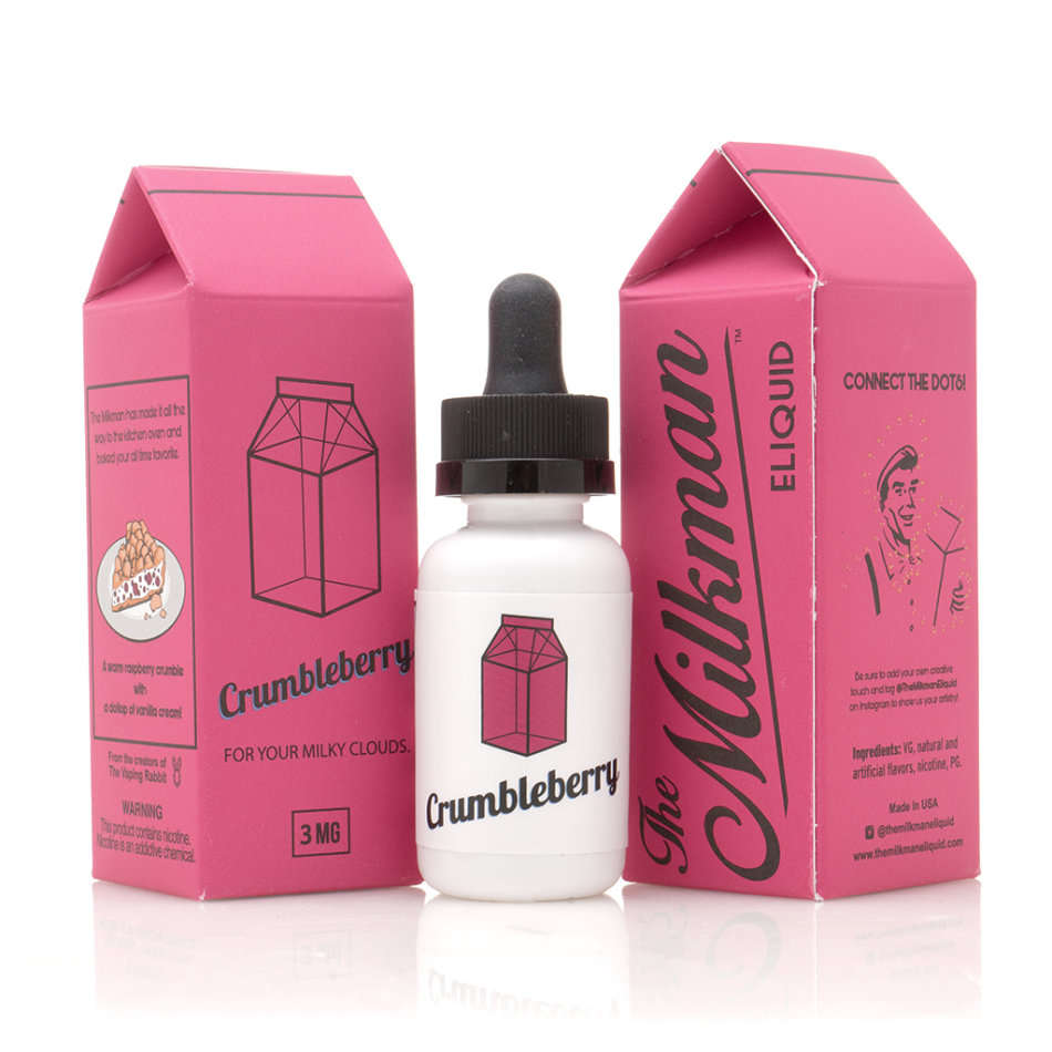CRUMBLEBERRY BY THE MILKMAN E-Liquid/Vape Juice/Smoke Juice 30ml 0mg 3mg