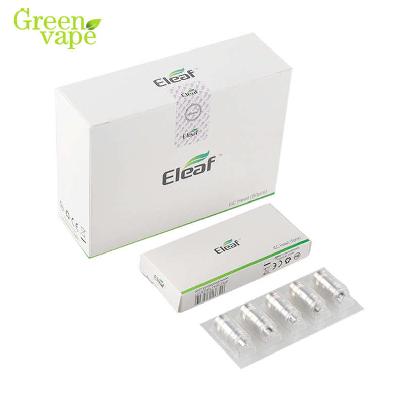 5pcs 5 Pack Eleaf EC Coil Head iJust S iJust 2 Melo 3 iStick Pico Coils Atomizer 0.3ohm 0.5ohm