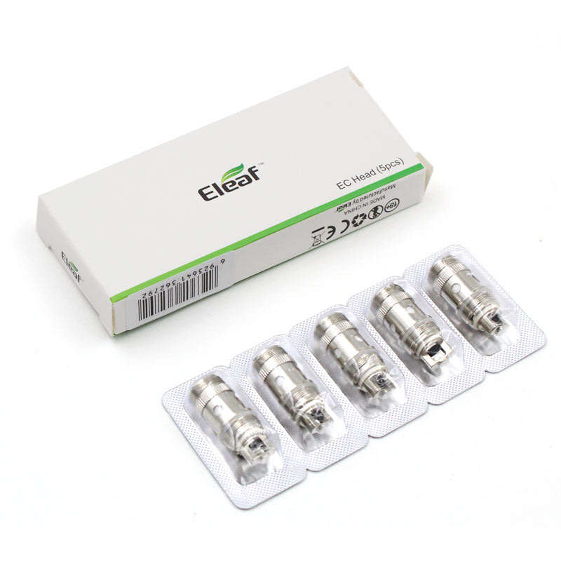 5pcs 5 Pack Eleaf EC Coil Head iJust S iJust 2 Melo 3 iStick Pico Coils Atomizer 0.3ohm 0.5ohm
