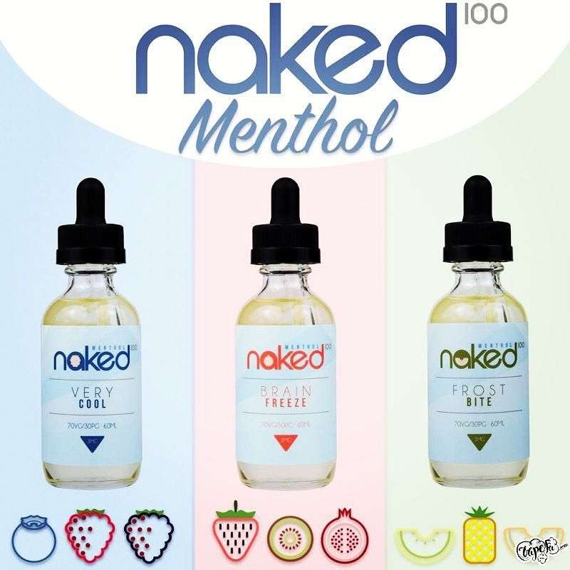 Naked 100 - Brain Freeze - E-liquid/Vape Juice/Smoke Juice 60ml 3mg