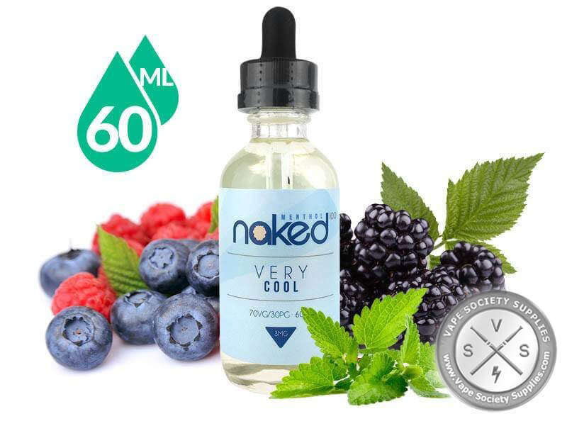 Naked 100 - Very Cool - E-liquid/Vape Juice/Smoke Juice 60ml 3mg