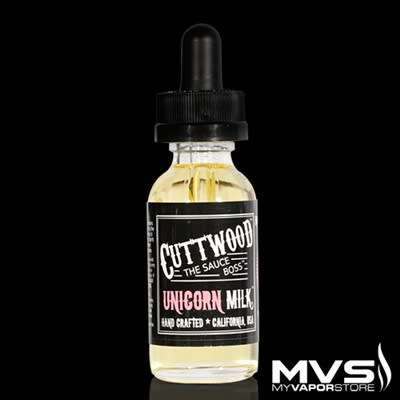 Cuttwood E-liquid/Vape Juice/Smoke Juice - Unicorn Milk 30ml 0mg
