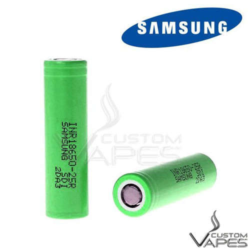 Two 20 AMP 3000 MaH 18650 HIGH DRAIN/ HIGH AMP RECHARGEABLE VAPE BATTERY (A Pair)