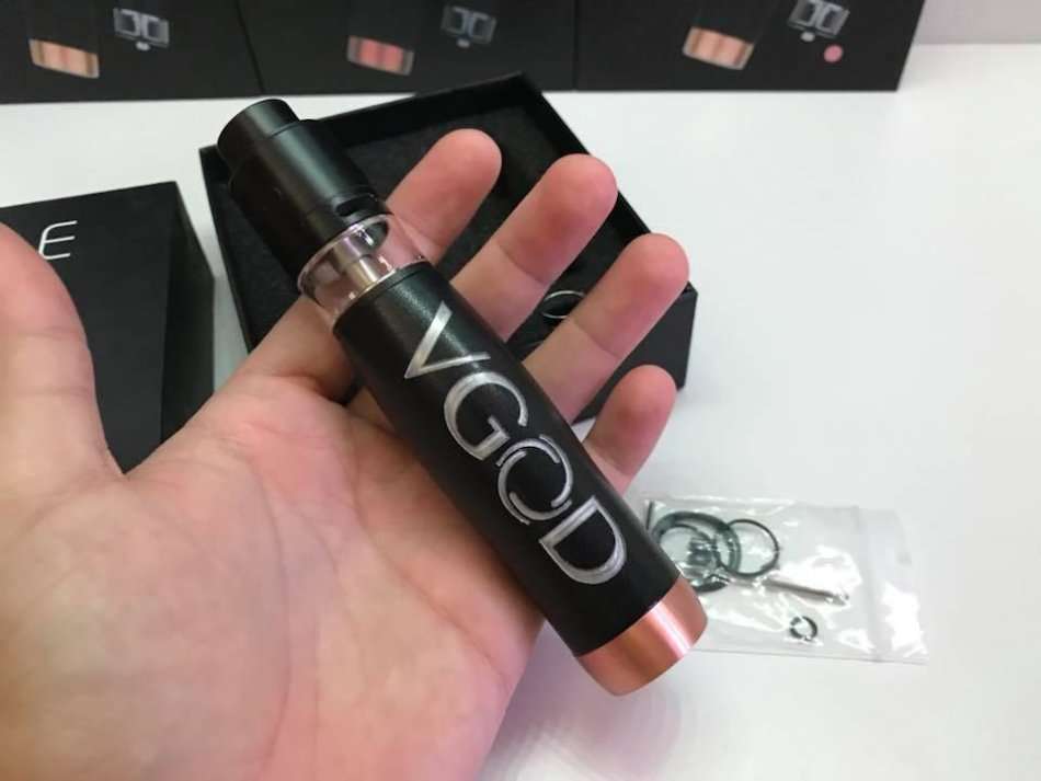 VGOD Elite Style Mechanical Mech Mod + VGOD Tricktank Pro RDTA RBA Kit / Vaporizer / Vape