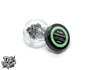10pcs Prebuilt Kanthal A1 Fused Clapton Coil 0.45ohm Resistance Wire  RDA RDTA RBA RTA Mech Mod Coil