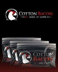 ORGANIC COTTON BACON V2 BY WICK 'N' VAPE (10 PIECES) RDTA RBA RTA E Cigarette Mech Mod Coil