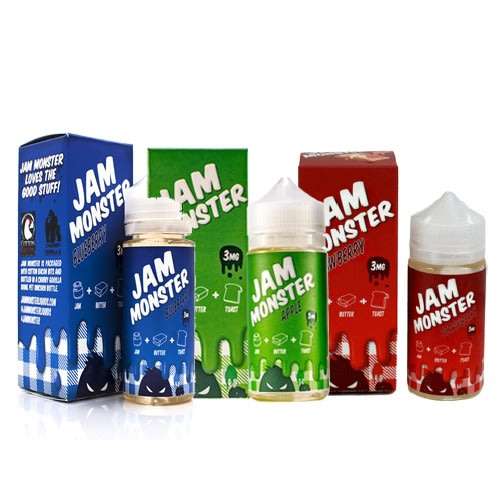 Strawberry 100ml by Jam Monster Eliquids 3mg E-liquid / Vape Juice/ Smoke Juice 100ml 3mg