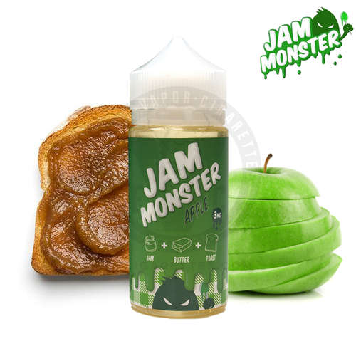 Apple 100ml by Jam Monster Eliquids 3mg E-liquid / Vape Juice/ Smoke Juice 100ml 3mg