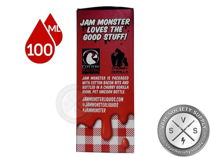 Strawberry 100ml by Jam Monster Eliquids 3mg E-liquid / Vape Juice/ Smoke Juice 100ml 3mg