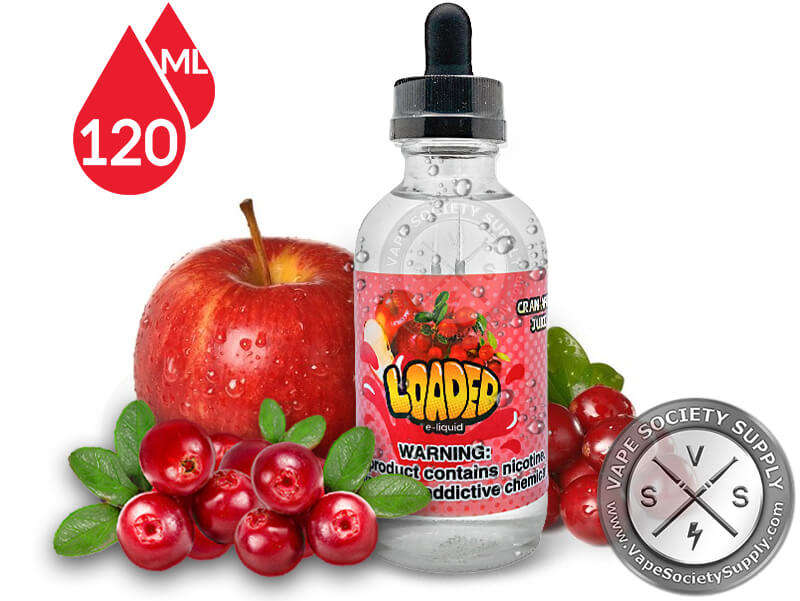 Cran Apple Juice by Loaded 120ml E-Liquid /Vape Juice/Smoke Juice  3mg