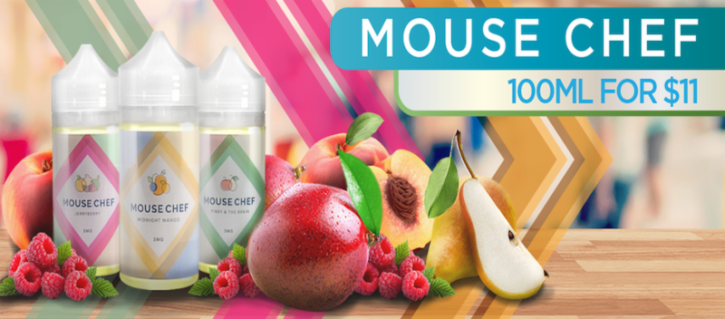 Pinky & The Brain by Mouse Chef Liquids 100ml 3mg E-LIQUID /Vape Juice/Smoke Juice