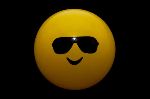 ***Emoji Cushion With Matching Ball***