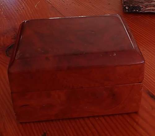 Laquered Wooden  Trinket Box