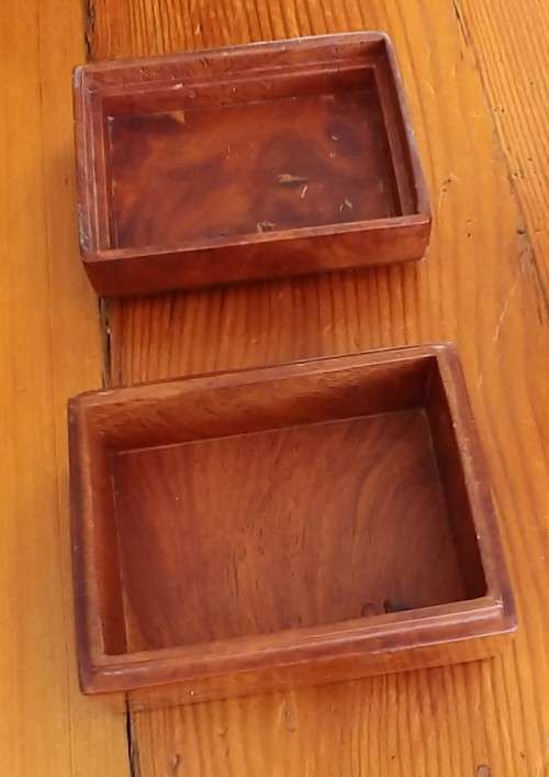 Laquered Wooden  Trinket Box