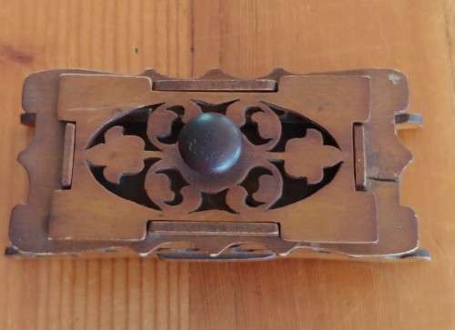 Carved Shaped Wooden Trinket Box