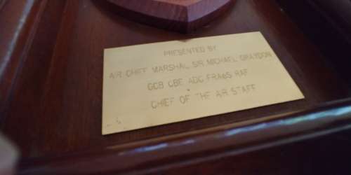 Unique Plaque presented to Ronnie Kasrils