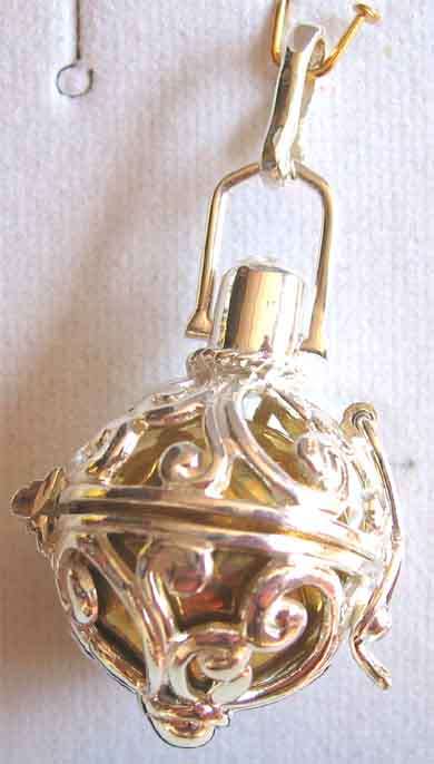 Sterling Silver `` Rattle `` -Pendant