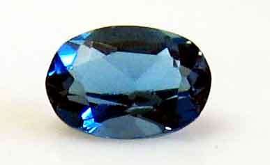 6.00 x 4.00 mm oval  " London Blue Topaz 0.54 CT.