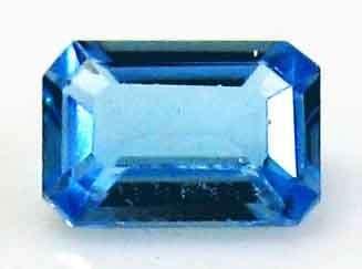 7.00 x 5.00 mm Emerald cut Blue Topaz 1.37 ct