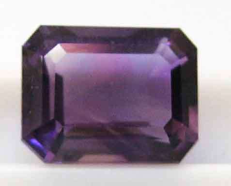9.00 x 7.00 mm Emerald cut Amethyst 2.23ct.