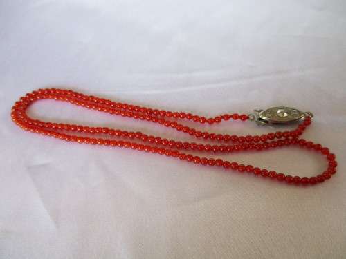 Beautiful -Genuine Red Carnelian Necklace