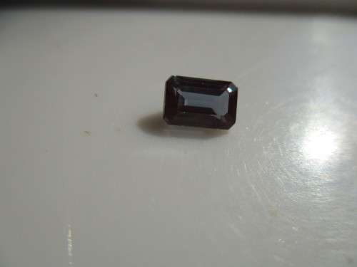 6.00 x 4.00mm Emerald cut Russian Hydrothermal Alexandrine 0.65ct.