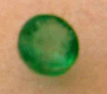 2,75mm 2 Pc. Emeralds .18ct