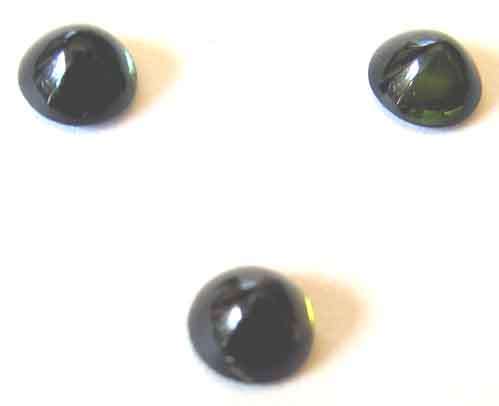 3 Pieces 5.00mm Round Tourmaline T. W. 1.50 ct