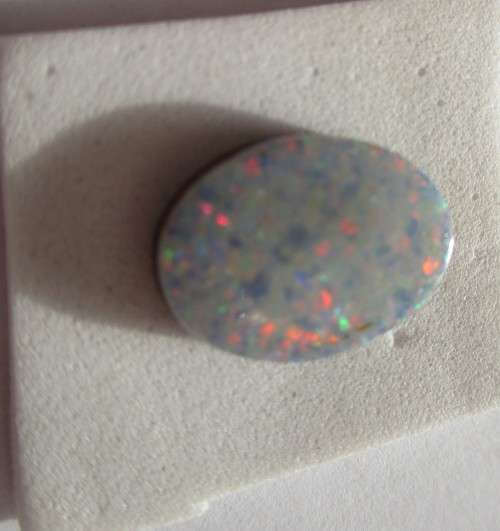 14.00 x 10.00 mm Oval cut Opal doublet 4.13 ctc