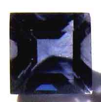6.00 x 600mm Princess cut Genuine Iolite 0.85ct