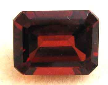 8.00 x 6.00 mm Octagonal cut Genuine Garnet 2.13 cts.