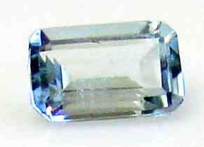 7.00 x 4.90 mm emerald cut Aquamarine 0.79 cts