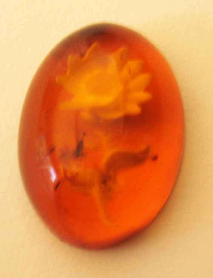 18.00 x 13.00 mm Oval Amber 5.11 cts