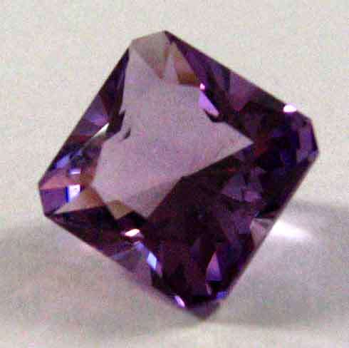 10.00 x10.00 mm Square cut Amethyst 4.41 cts.