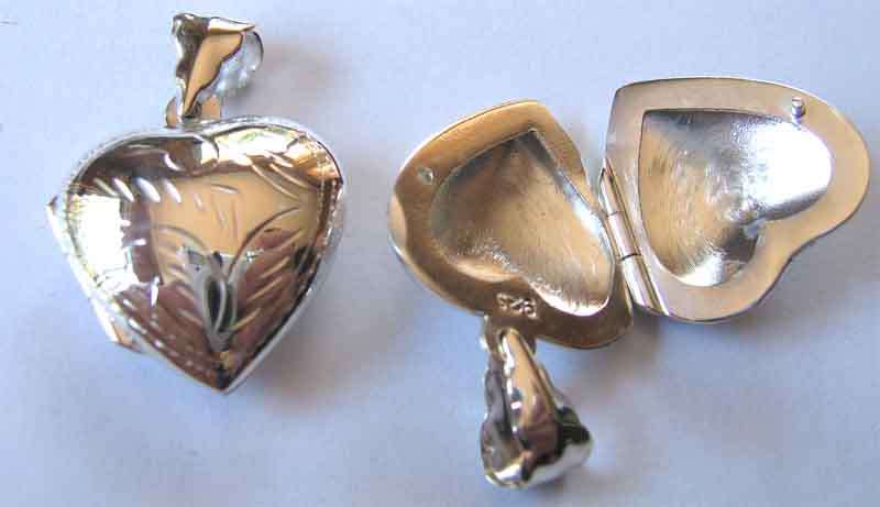 Silver Heart Locket