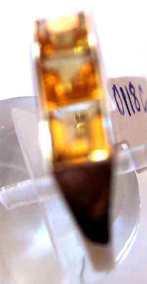 925 -Sterling Silver and Citrines  Ring