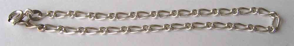 Solid 925 -Sterling Silver   Chain Bracelet