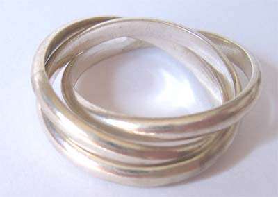 Solid 925 -Sterling Silver '' Russien ''  Ring.