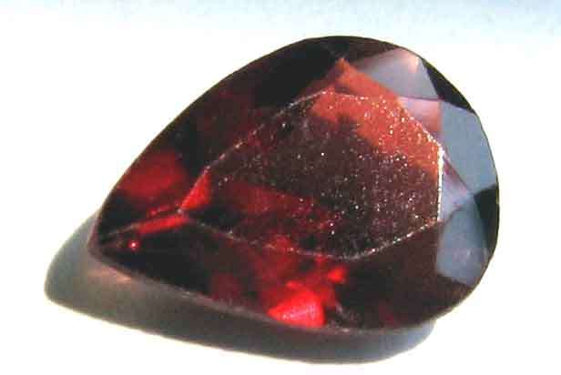 8.00 x 6.00 mm Pear cut Garnet 1.42 ct.