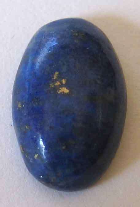Natural gemstone ,  16.00 x 10.00 mm Oval Cab. Lapis Lazuli,  7.40 ct.