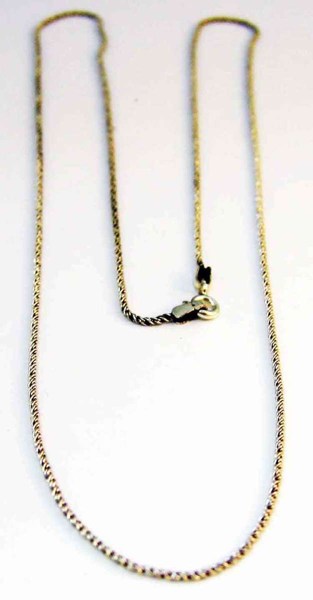Sterling Silver '' Pop - Corn " Chain 70 cm long