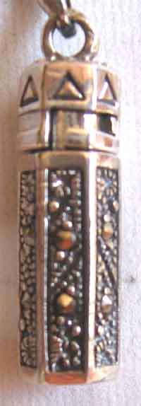 Sterling Silver  Pill/ treasure Chest -Pendant.