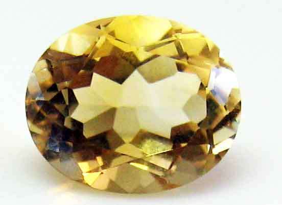 Good Quality, 11.00 x 9.00 mm Oval cut Citrine 3.53 ct.