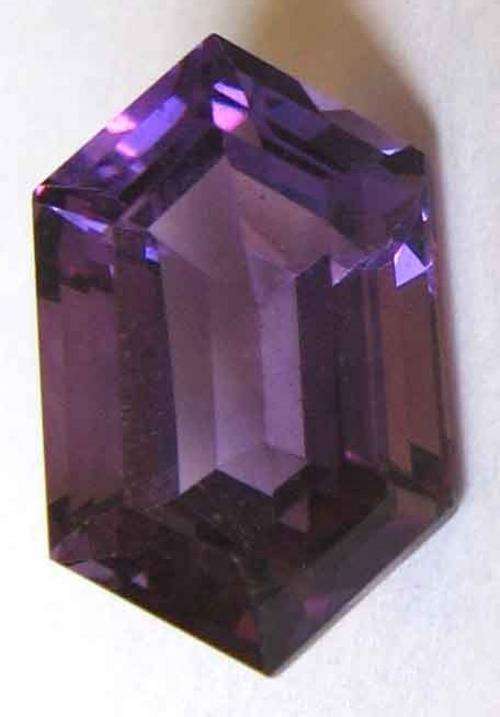 13.00 x 8.20mm fancy cut Amethyst 3.74 cts